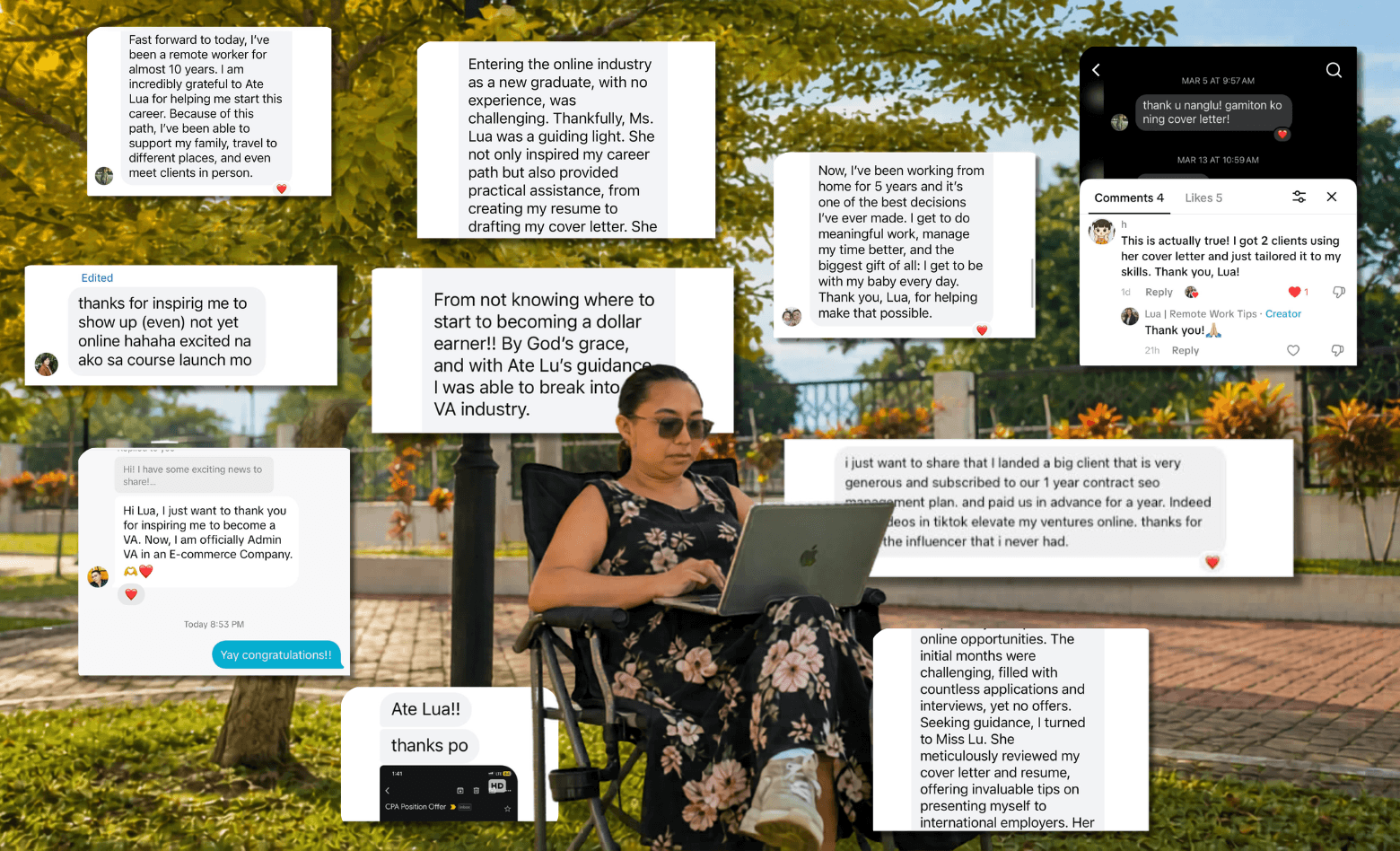 Real conversations with Remote Job Ready community members